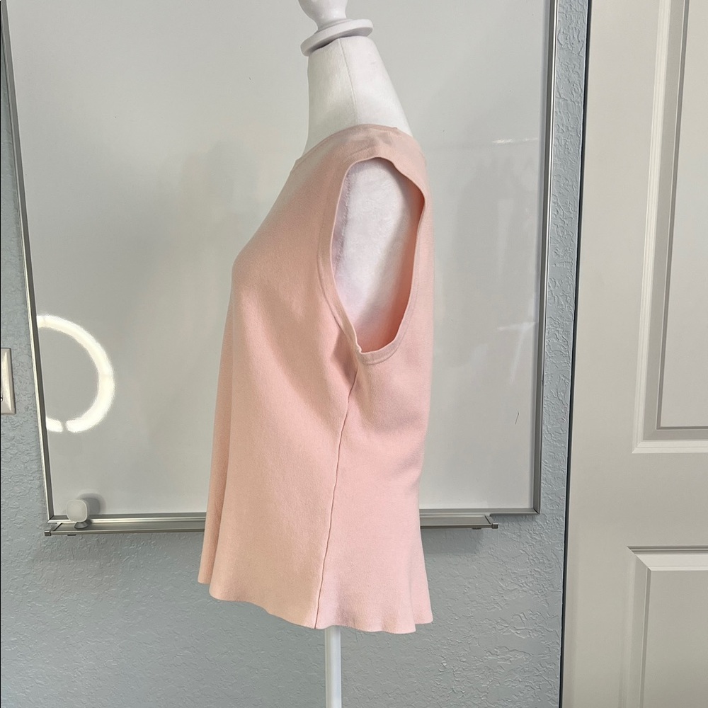 Ann Taylor Blush Pink Sleeveless Tank Top - Picture 4 of 12